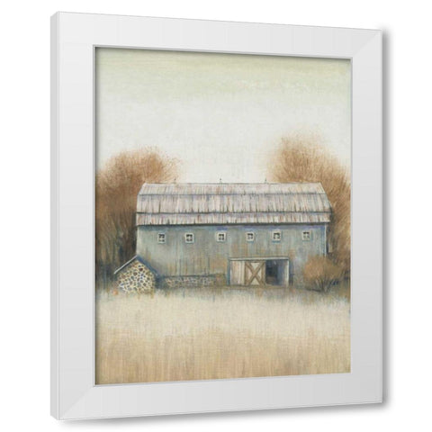 Barn Side II White Modern Wood Framed Art Print by OToole, Tim