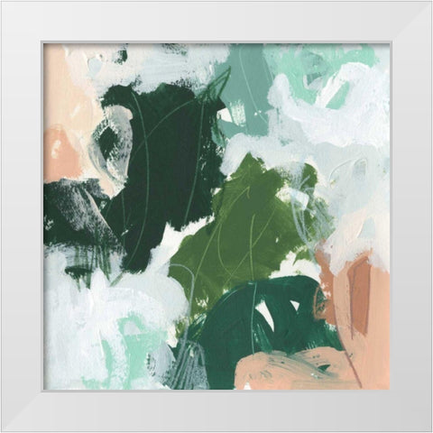 Riddle Drum I White Modern Wood Framed Art Print by Vess, June Erica