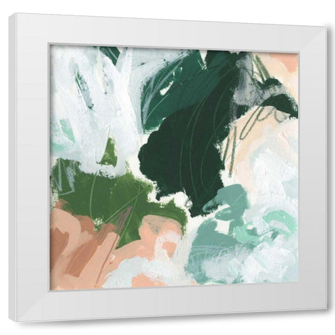 Riddle Drum II White Modern Wood Framed Art Print by Vess, June Erica
