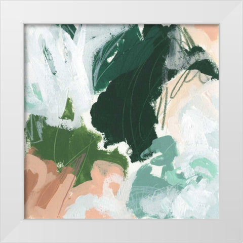 Riddle Drum II White Modern Wood Framed Art Print by Vess, June Erica