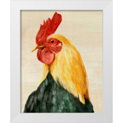 Break of Dawn II White Modern Wood Framed Art Print by Warren, Annie