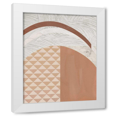 Mountain Glow I White Modern Wood Framed Art Print by Wang, Melissa