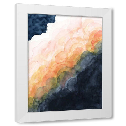 Sunset Storm II White Modern Wood Framed Art Print by Popp, Grace