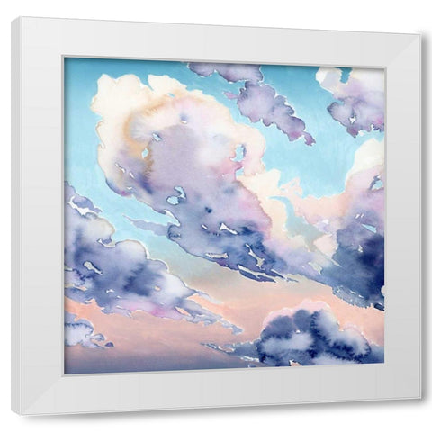 Covered Clouds II White Modern Wood Framed Art Print by Popp, Grace