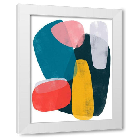 Orbital Fixture II White Modern Wood Framed Art Print by Vess, June Erica