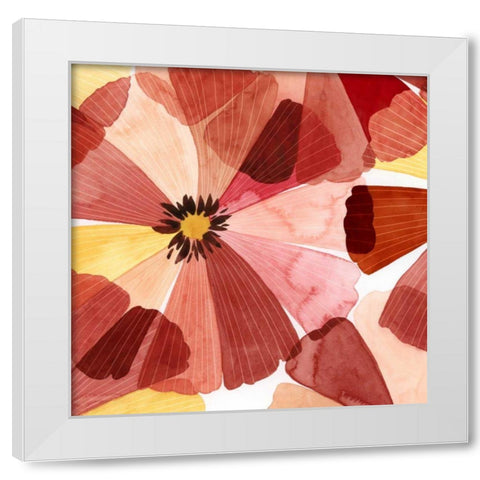 Elementary Flora I White Modern Wood Framed Art Print by Popp, Grace