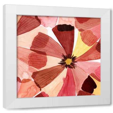 Elementary Flora II White Modern Wood Framed Art Print by Popp, Grace