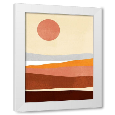 Sunseeker Landscape II White Modern Wood Framed Art Print by Borges, Victoria