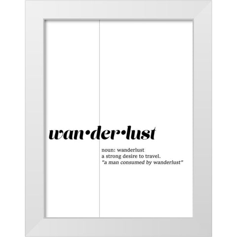 Find Meaning I White Modern Wood Framed Art Print by Fagalde, Jarman