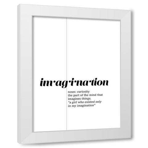 Find Meaning III White Modern Wood Framed Art Print by Fagalde, Jarman