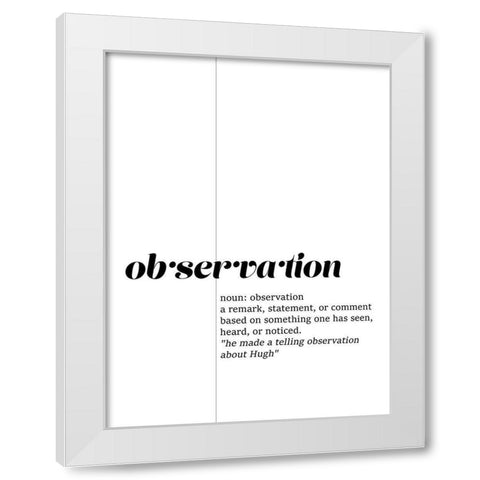 Find Meaning IV White Modern Wood Framed Art Print by Fagalde, Jarman