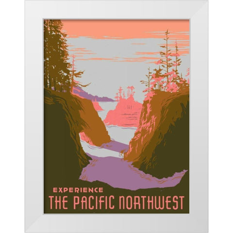 American Wayfarer III White Modern Wood Framed Art Print by Green, Jacob