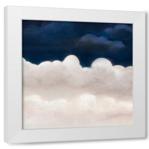Cloudy Night IV White Modern Wood Framed Art Print by Studio W