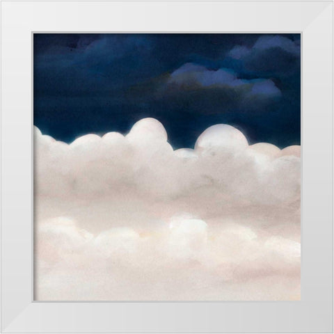 Cloudy Night IV White Modern Wood Framed Art Print by Studio W