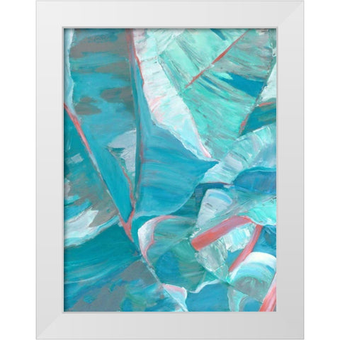 Banana Suave I White Modern Wood Framed Art Print by Wilkins, Suzanne