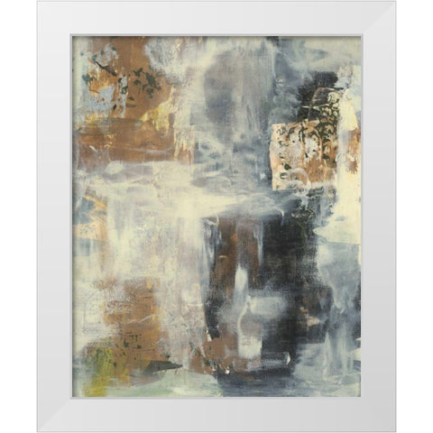 Camouflage II White Modern Wood Framed Art Print by Moore, Regina