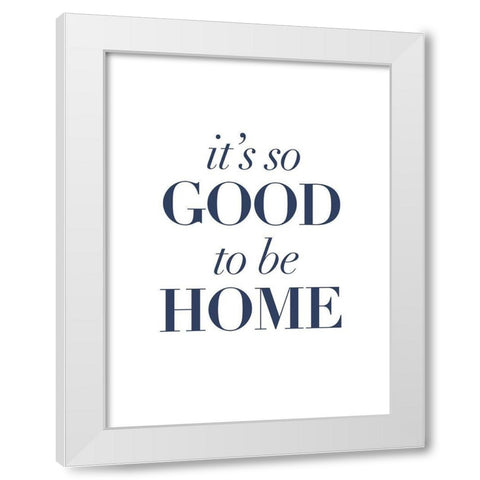 Home-y I White Modern Wood Framed Art Print by Popp, Grace