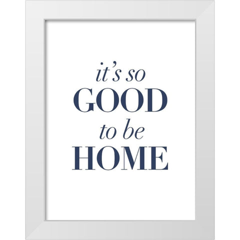 Home-y I White Modern Wood Framed Art Print by Popp, Grace