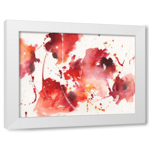 Bright Days II White Modern Wood Framed Art Print by Combs, Joyce