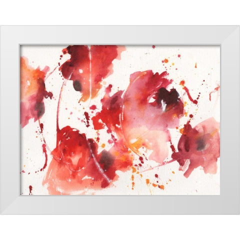 Bright Days II White Modern Wood Framed Art Print by Combs, Joyce