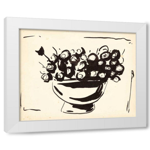 Sunshine Daisy I White Modern Wood Framed Art Print by Wang, Melissa