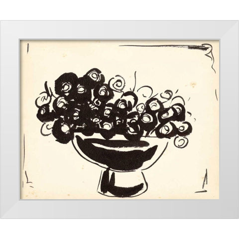 Sunshine Daisy II White Modern Wood Framed Art Print by Wang, Melissa