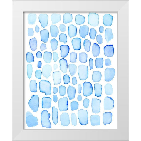 Ice Cubes II White Modern Wood Framed Art Print by Popp, Grace
