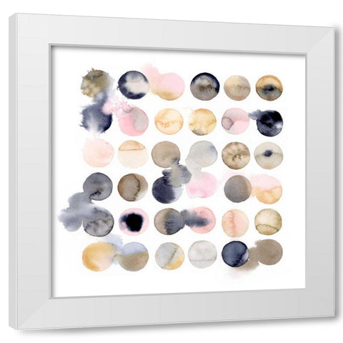 Dream Planets I White Modern Wood Framed Art Print by Popp, Grace