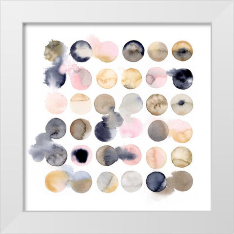 Dream Planets I White Modern Wood Framed Art Print by Popp, Grace