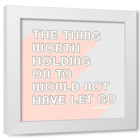 Be Kind II White Modern Wood Framed Art Print by Popp, Grace