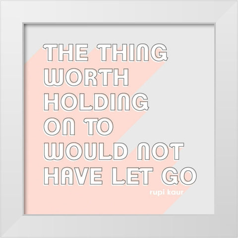 Be Kind II White Modern Wood Framed Art Print by Popp, Grace