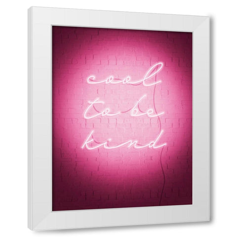 Sweet Neon I White Modern Wood Framed Art Print by Popp, Grace