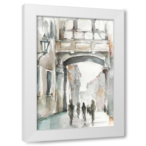 Watercolor Arch Studies I White Modern Wood Framed Art Print by Harper, Ethan