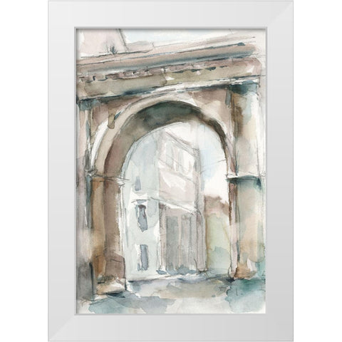 Watercolor Arch Studies III White Modern Wood Framed Art Print by Harper, Ethan