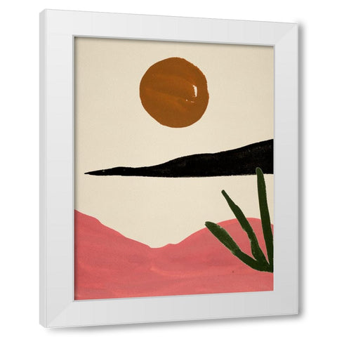 New Day IV White Modern Wood Framed Art Print by Wang, Melissa