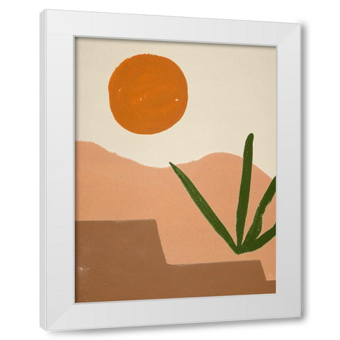 New Day VI White Modern Wood Framed Art Print by Wang, Melissa