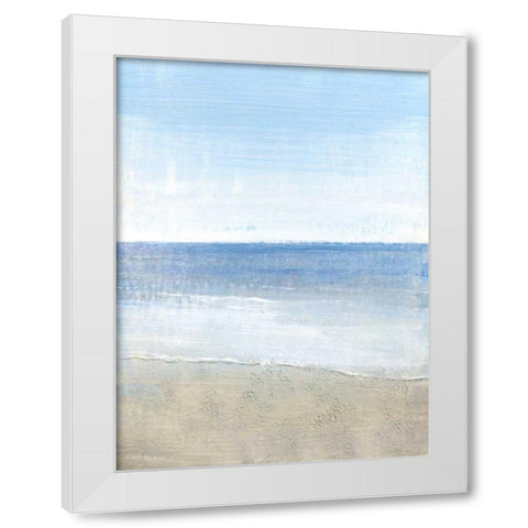 Sparkling Waters I White Modern Wood Framed Art Print by OToole, Tim