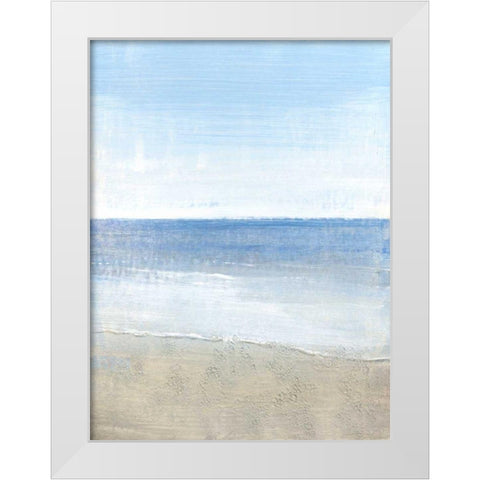 Sparkling Waters I White Modern Wood Framed Art Print by OToole, Tim