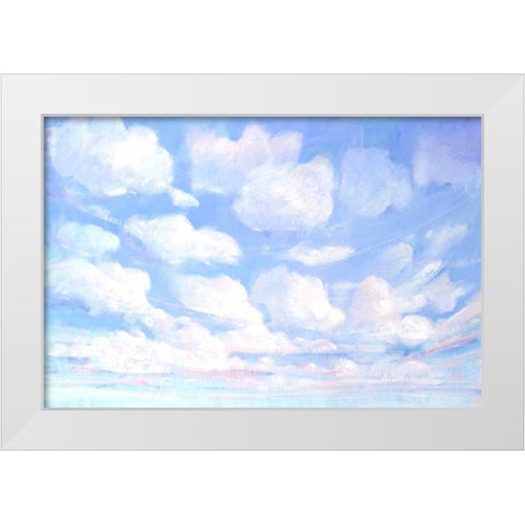 Sky High II White Modern Wood Framed Art Print by OToole, Tim