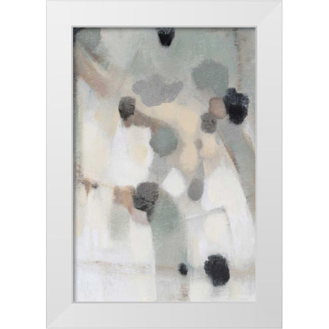 Free Form I White Modern Wood Framed Art Print by OToole, Tim