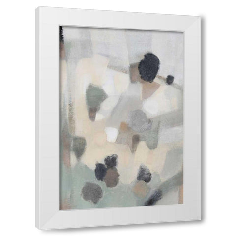 Free Form II White Modern Wood Framed Art Print by OToole, Tim