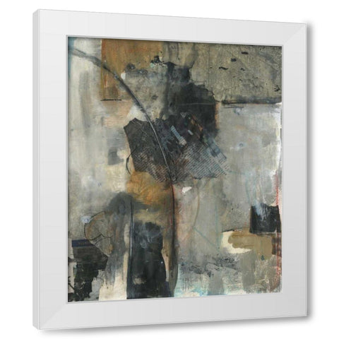 Gathering I White Modern Wood Framed Art Print by Combs, Joyce