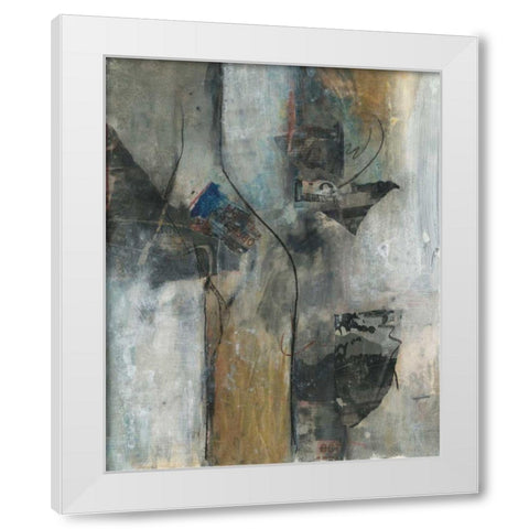 Gathering II White Modern Wood Framed Art Print by Combs, Joyce