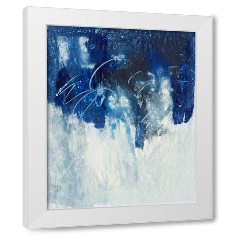 Sky Fall I White Modern Wood Framed Art Print by Combs, Joyce