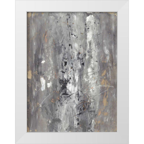 Ancient Marks I White Modern Wood Framed Art Print by Combs, Joyce