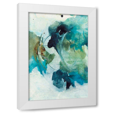 Spring I White Modern Wood Framed Art Print by Combs, Joyce