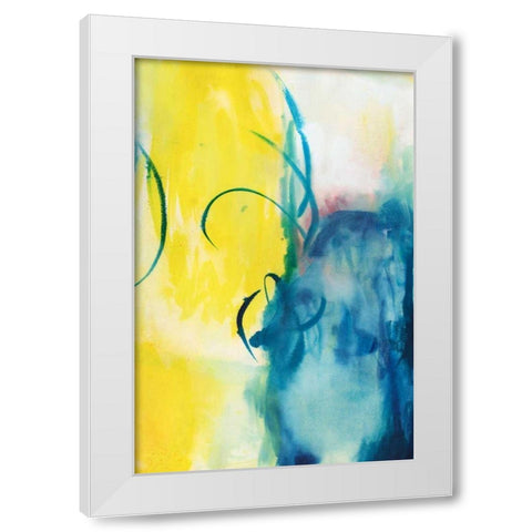 Pretty Things II White Modern Wood Framed Art Print by Combs, Joyce