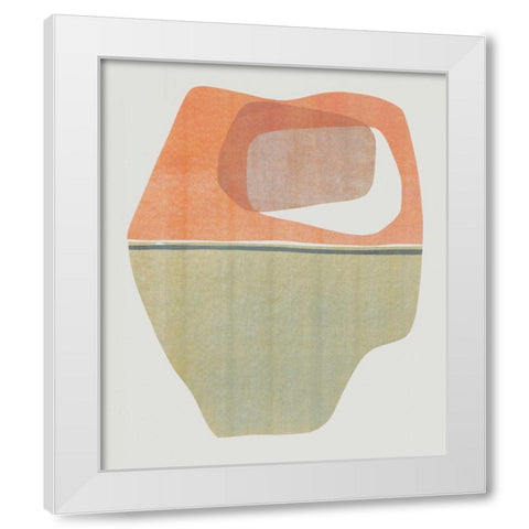 Hoodoo II White Modern Wood Framed Art Print by Delamater, Rob