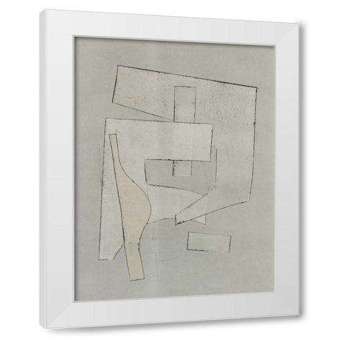 Alchemy III White Modern Wood Framed Art Print by Delamater, Rob