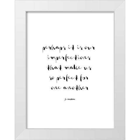 Classic Quotes I White Modern Wood Framed Art Print by Fagalde, Jarman